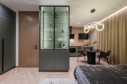 Cuina o zona de cuina de Cozy studio apartment