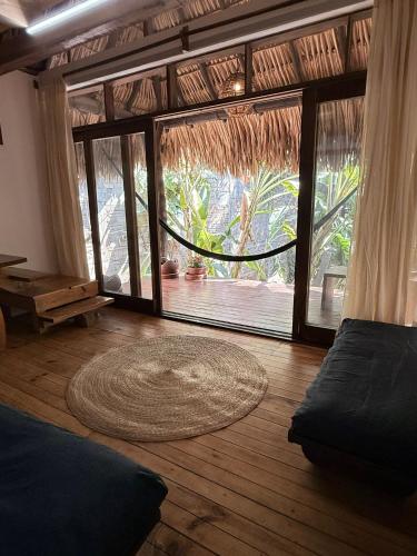 Гостиная зона в Loft Superior con Balcón en Mazunte