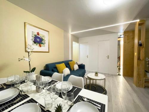 Cozy & Spacious 3BR Paris Apartment with Balconies Metro 6 Glacière