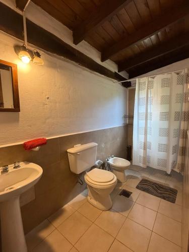 Bilik mandi di Espacio Silvestre - Cabañas Tío Pepe