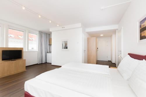 Katil atau katil-katil dalam bilik di Vienna Stay Apartments or Rooms 1050