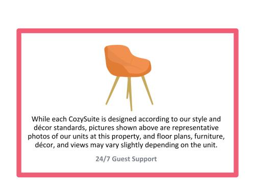 a picture of a brown chair in a frame at CozySuites at Sky Central in Cincinnati