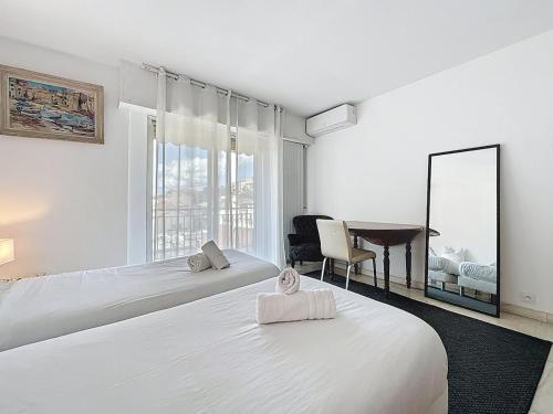 69m2, balcon vue mer, 2 salles de bain