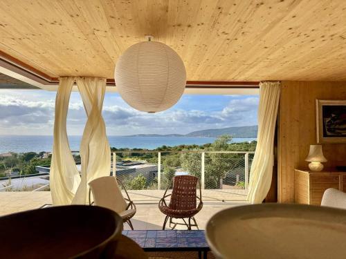 Villa d'architecte à Abbartello, vue mer et accès plage