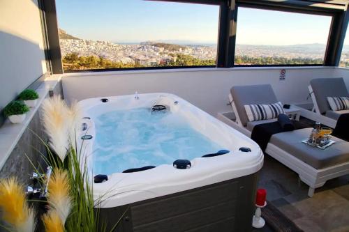 Alex Suite Θερμαινόμενο Τζακούζι & Θέα Ακρόπολη