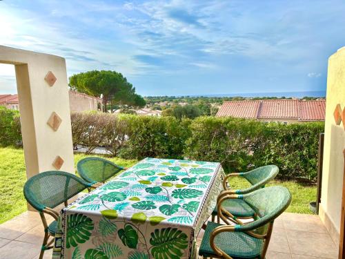 Sant Ambroggio, Appartement Vue Mer, Plage Port à Pied, Balagne, 4 Pers