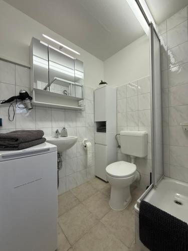 Ferienwohnung Ostblick tesisinde bir banyo