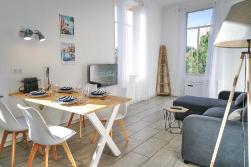 2 Bedrooms Apartment-Cannes Center Suquet-2mins to Beach & 10mins to Palais-AirConditioning & FiberWifi