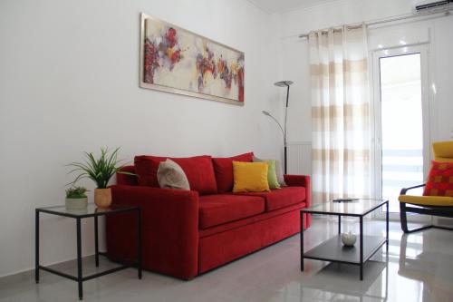 "RedSofa" Cozy 2BD Apartment in Thissio-Acropolis