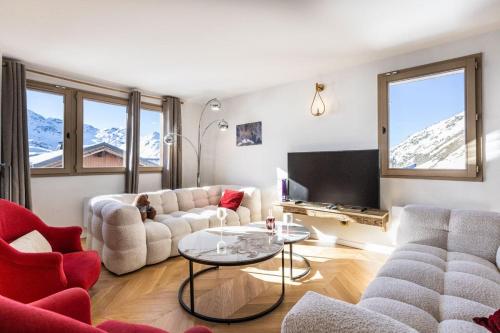 Chalet Alaska 7 130 m2 Balcony Ski in Parking