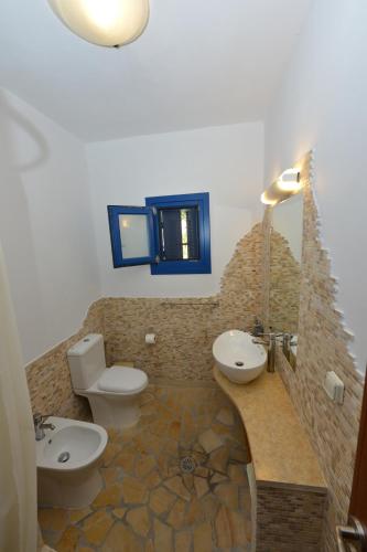 Koupelna v ubytování Le Villette