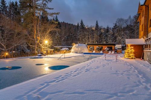 Hotel Czarny Potok Resort SPA & Conference — Pool view