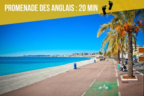 Le Balcon d'Azur - 8min à pied Port - proche tram et centre photo 46