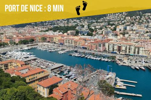 Le Balcon d'Azur - 8min à pied Port - proche tram et centre photo 44