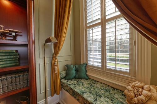 a window seat in a room with a window at The Allen House in Ridgefield