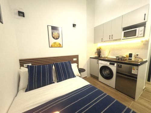 106 Bright & Cozy Studio 15 minutes Center Madrid