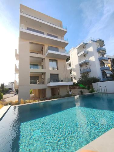 Athens Glyfada Luxury Loft Swimming Pool fully equipped all new
