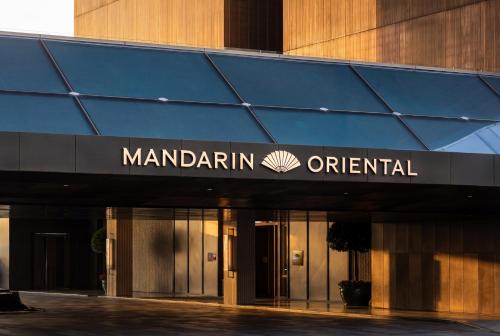 a building with a sign that reads mandarin imperial at Mandarin Oriental, Shenzhen in Shenzhen