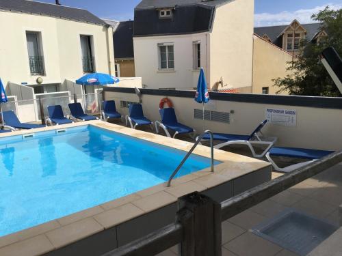 Studio 2 personnes avec Wi-Fi, résidence avec piscine