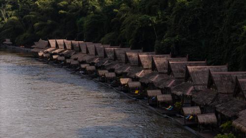 The Float House River Kwai — Bird's eye view