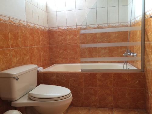 Koupelna v ubytování Hotel Suite Luna del Valle