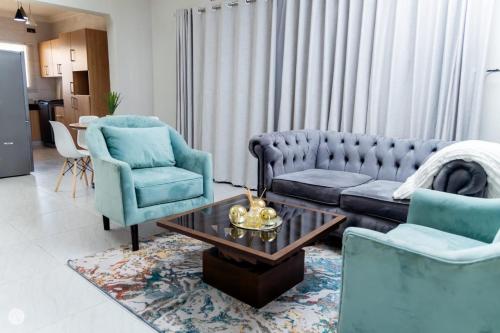 Ruang duduk di Eko Bnb