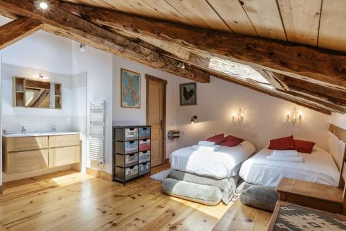 Ferme d Aristide - Chalet 160m2 Calme Sauna Vue Bus Train 250m