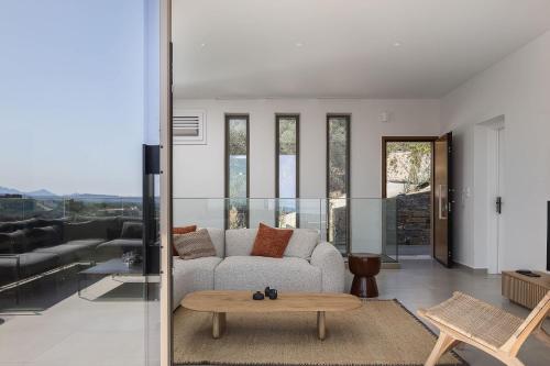 Villa Avgi with private pool and sea view