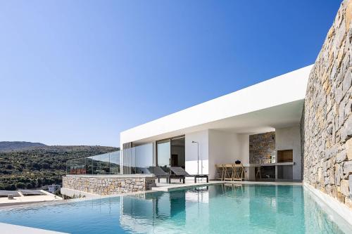Villa Avgi with private pool and sea view