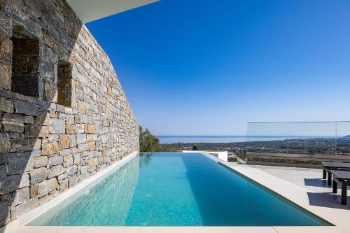 Villa Avgi with private pool and sea view