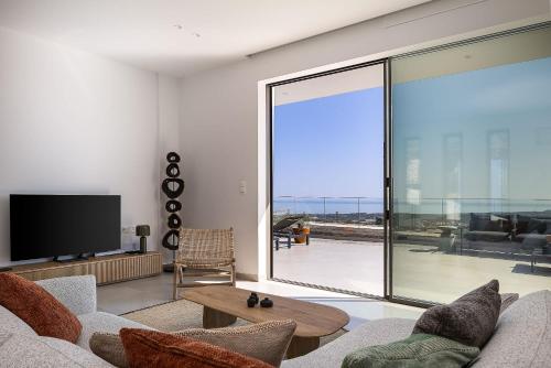 Villa Avgi with private pool and sea view
