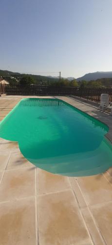 Swimmingpoolen hos eller tæt på Les Eucalyptus