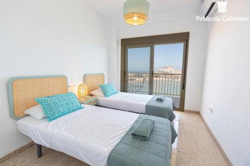 Sea-Castle View 2BR Flat - AC, Wi-Fi, Parking
