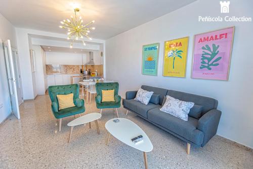 Sea-Castle View 2BR Flat - AC, Wi-Fi, Parking