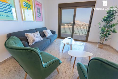 Sea-Castle View 2BR Flat - AC, Wi-Fi, Parking
