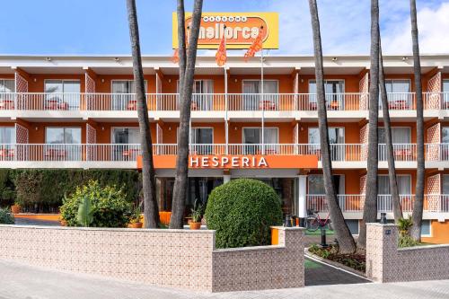an exterior view of the hotel hesperaria at Hesperia Mallorca in Palma de Mallorca