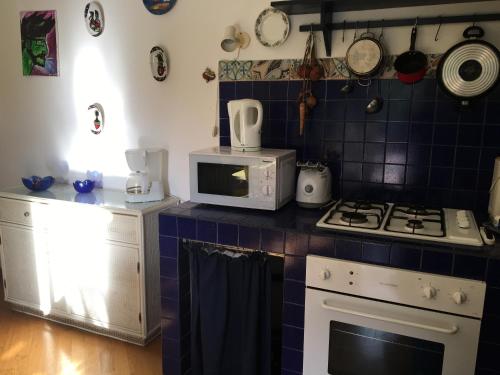 Virtuvė arba virtuvėlė apgyvendinimo įstaigoje Villino Rosetta