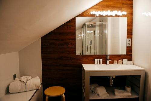Um banheiro em Hotel Art Santander