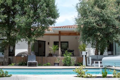 Villa piscine labenne océan