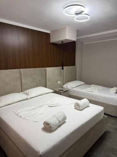 เตียงในห้องที่ Eisel Apartments