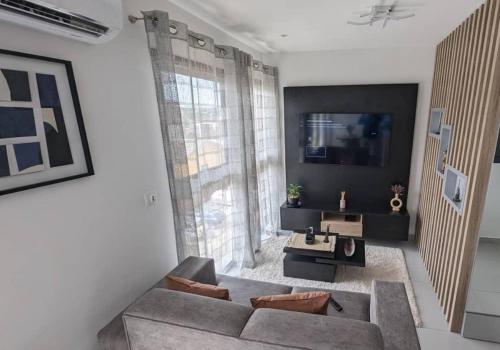 โทรทัศน์และ/หรือระบบความบันเทิงของ Appartement Confort Plus