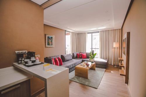 Zona d'estar a Down Town Hotel By Business & Leisure Hotels
