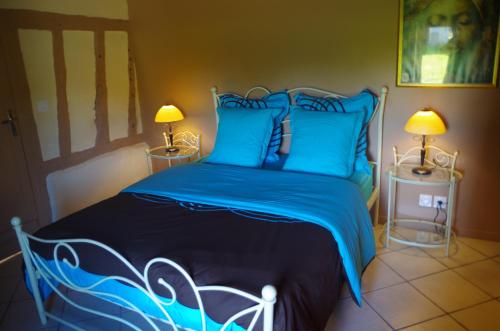 Ndila Cottage avec piscine exclusive tesisinde bir oda