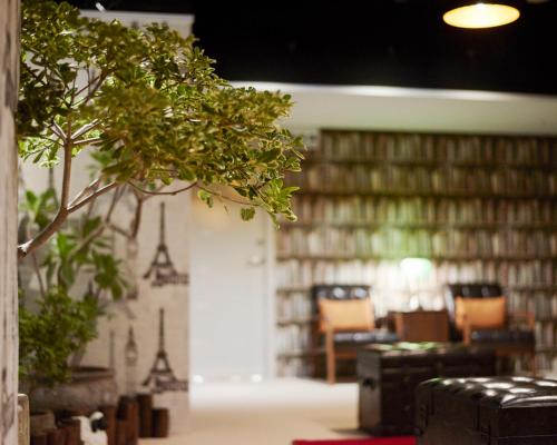 Posezení v ubytování Bon Hotel Taipei