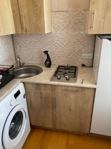 Køkken eller tekøkken på Teryan Appartement
