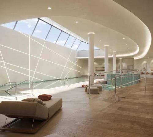 Modern apartment with private garden