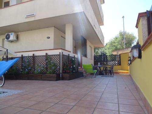 A patio or other outdoor area at Casa Azzurra