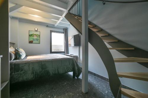 Voodi või voodid majutusasutuse La Villa du Lac toas