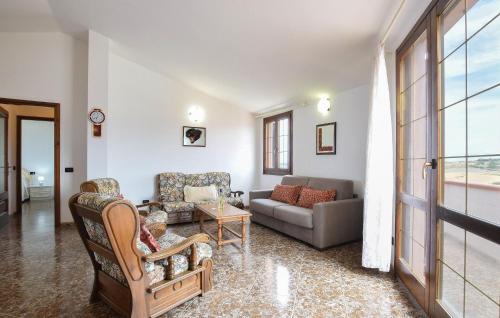 a living room with a couch and a table at Casa Mario in Torre Dei Corsari