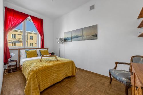 Mokotów Apt - Workspace, Parks & Trams nearby - by Rentujemy
